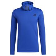 Sweatshirt med huva adidas COLD.RDY Techfit Fitted