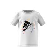 T-shirt för barn adidas Coton
