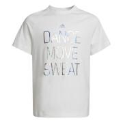 T-shirt för flickor adidas Dance Metallic-Print