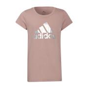 T-shirt för flickor adidas Dance Metallic Print