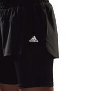 Shorts för kvinnor adidas Run Icons 3bar 2in1 Running