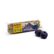 Förpackning med 20 ekologiska nutrition bars med blåbär och hasselnöt Meltonic 30 g