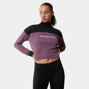 Sweatshirt med dragkedja och halsringning för kvinnor The North Face Mountain Athletics