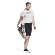 Shorts för kvinnor Reebok Linear Logo Fitted Grande Taille